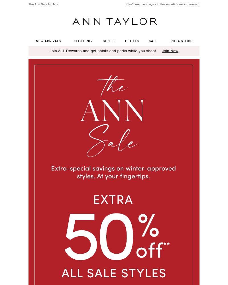 Screenshot of email with subject /media/emails/extra-50-off-all-sale-styles-6cf483-cropped-815b28bf.jpg