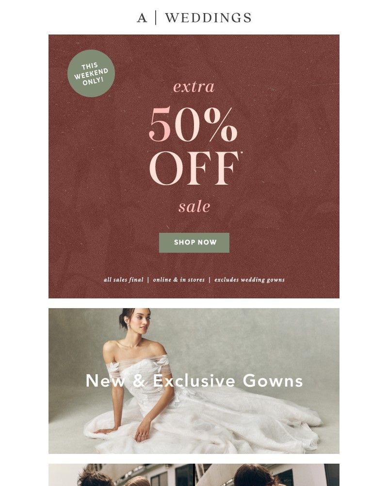 Screenshot of email sent to a Anthropologie Newsletter subscriber