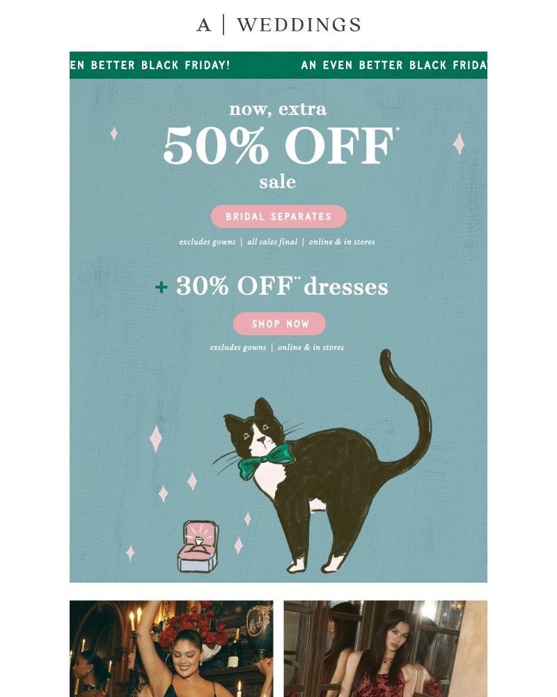 Screenshot of email sent to a Anthropologie Newsletter subscriber