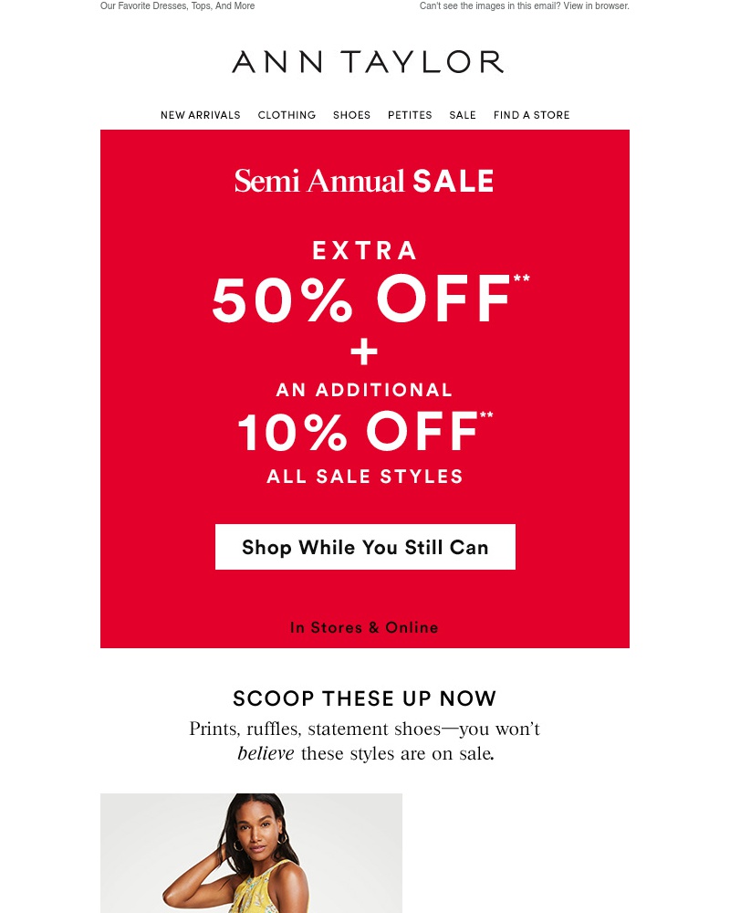 Screenshot of email with subject /media/emails/extra-50-off-the-best-of-the-sale-cropped-d6e52a3d.jpg
