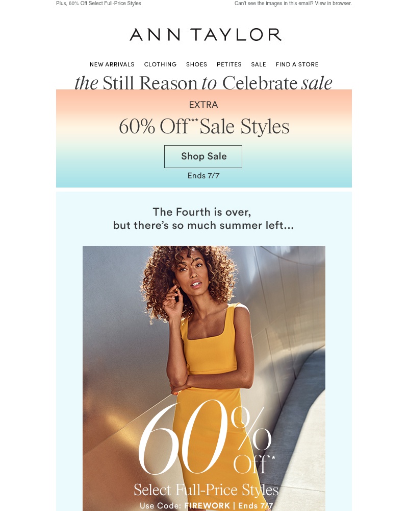 Screenshot of email with subject /media/emails/extra-60-off-sale-hello-weekend-cropped-19d79fe5.jpg