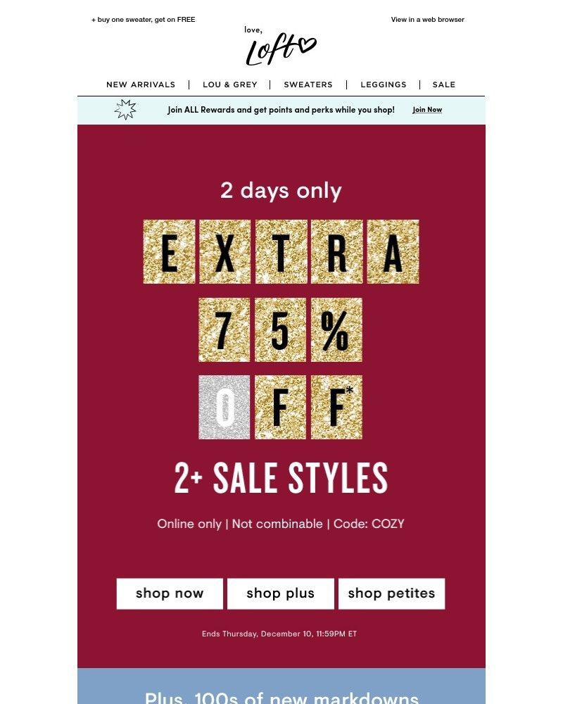 Screenshot of email with subject /media/emails/extra-75-off-2-sale-styles-2-days-only-bb44ec-cropped-075a7551.jpg