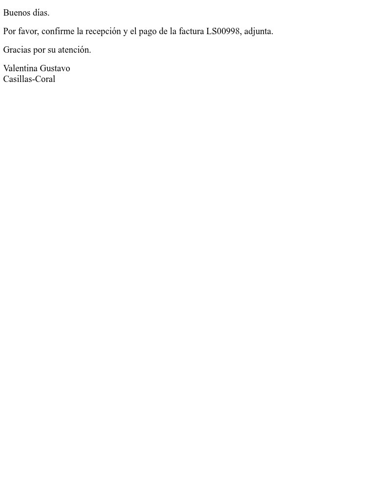 Screenshot of email sent to a Canva Customer