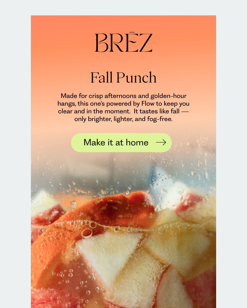 Screenshot of email sent to a Brez Newsletter subscriber