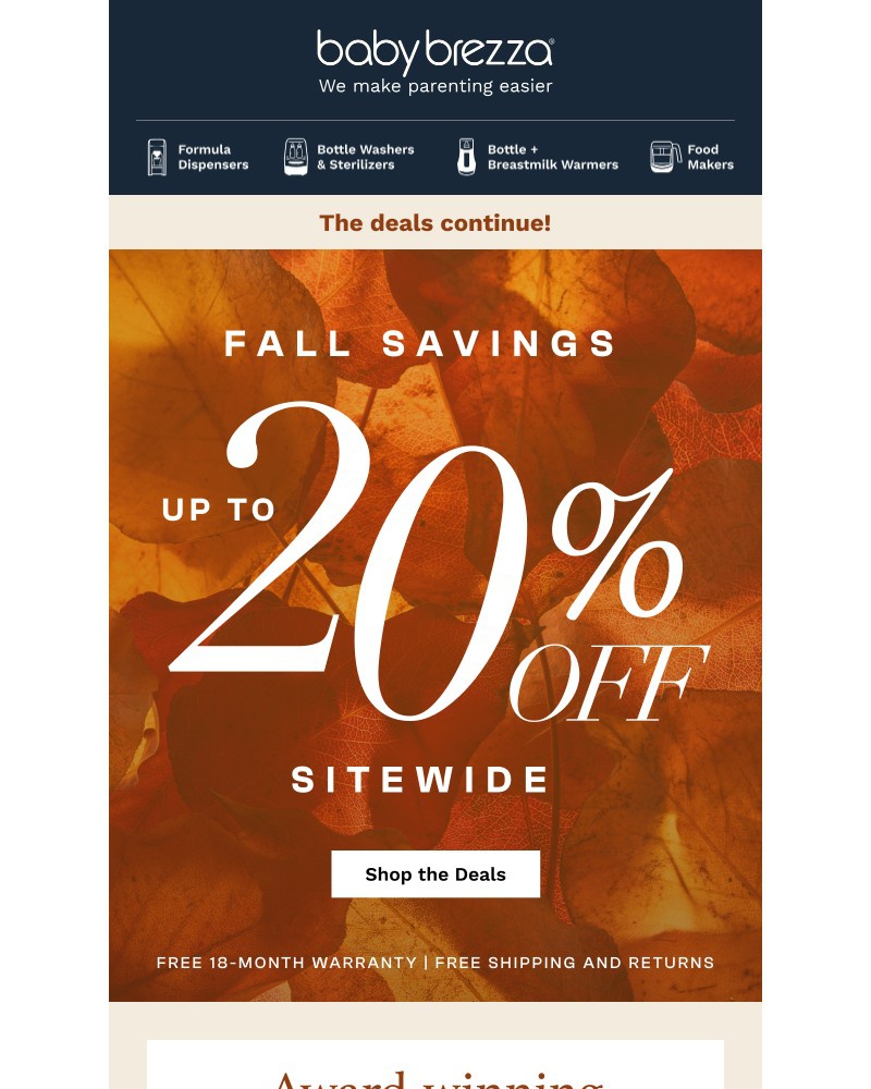 Screenshot of email with subject /media/emails/fall-savings-keep-rolling-up-to-20-off-ea77b4-cropped-d016afef.jpg