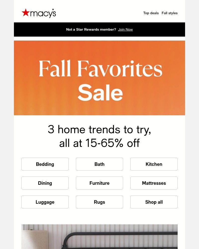 Screenshot of email with subject /media/emails/falls-coziest-home-trends-just-dropped-93c039-cropped-69b8b93c.jpg