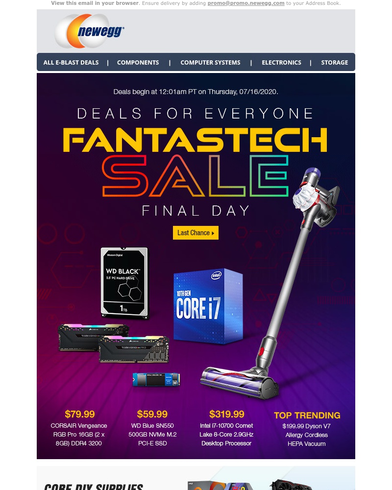 Screenshot of email with subject /media/emails/fantastech-sale-last-day-31999-intel-core-i7-10700-desktop-processor-2fd6e7-cropp_nFjnH54.jpg