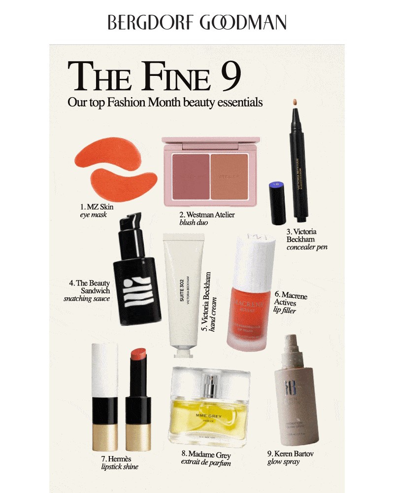 Screenshot of email sent to a Bergdorf Goodman Newsletter subscriber