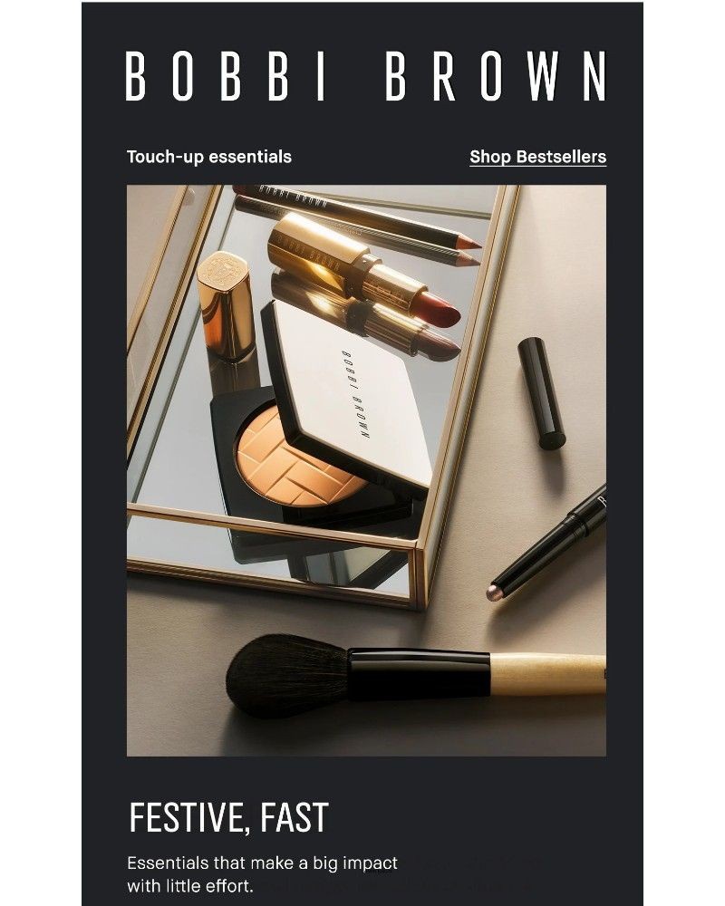 Screenshot of email sent to a Bobbi Brown Newsletter subscriber