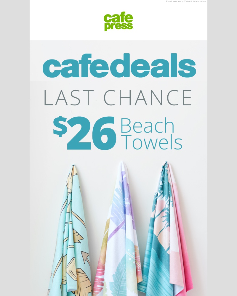 Screenshot of email with subject /media/emails/final-call-cafedeals-26-unique-beach-towels-cropped-90ca9532.jpg