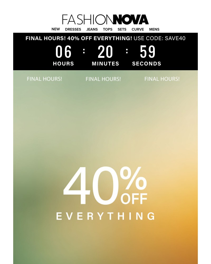 Screenshot of email with subject /media/emails/final-countdown-40-off-everything-f38ad8-cropped-e1f927f5.jpg
