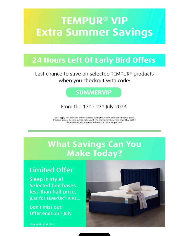 Screenshot of email with subject /media/emails/final-day-of-exclusive-tempur-vip-summer-savings-ends-midnight-tonight-b6c235-cro_wBwUPue.jpg