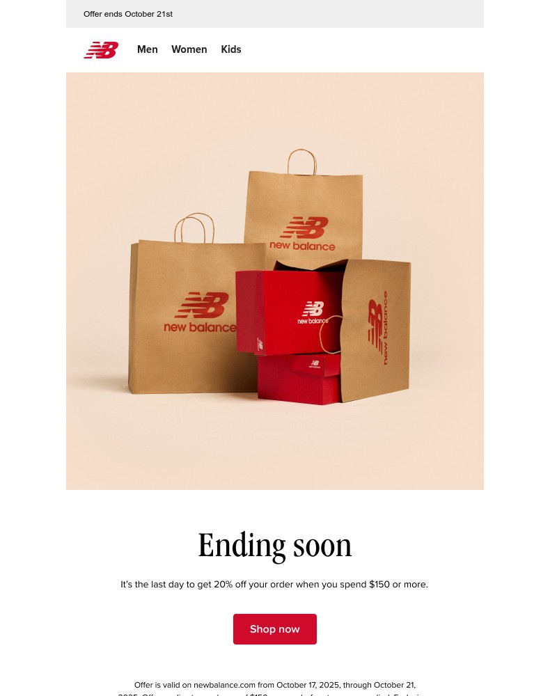 Screenshot of email with subject /media/emails/final-day-spend-150-get-20-off-ccbe36-cropped-88ed6ed2.jpg