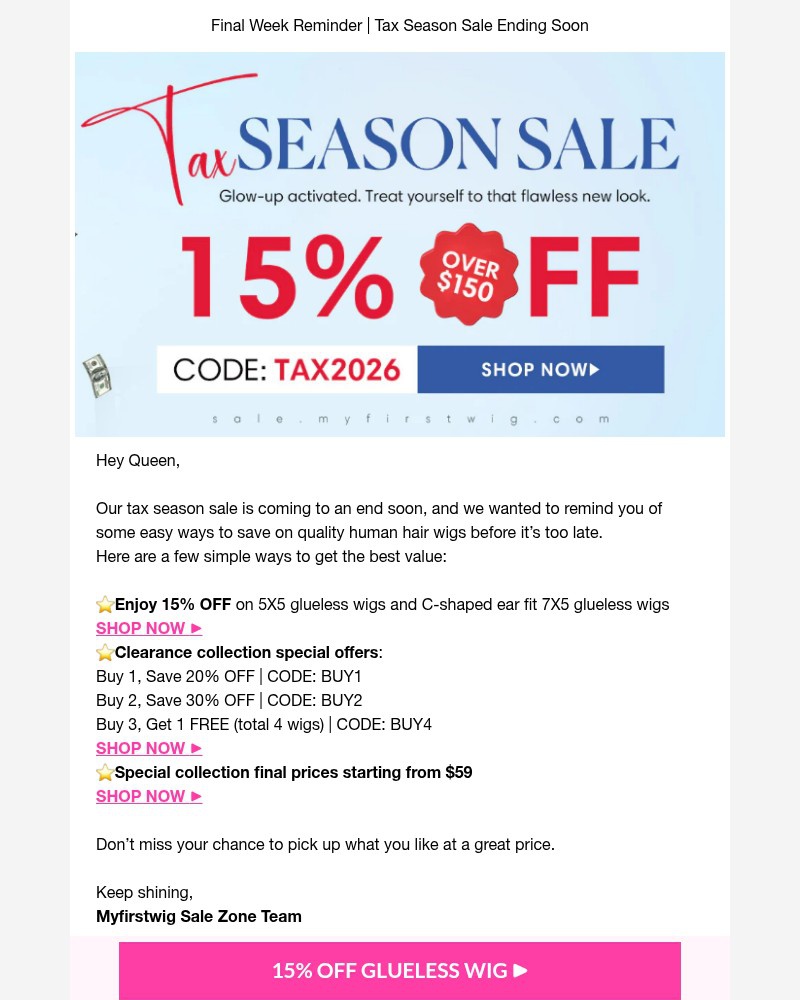 Screenshot of email with subject /media/emails/final-days-to-save-on-your-favorite-glueless-wigs-5be7c9-cropped-27979f3c.jpg
