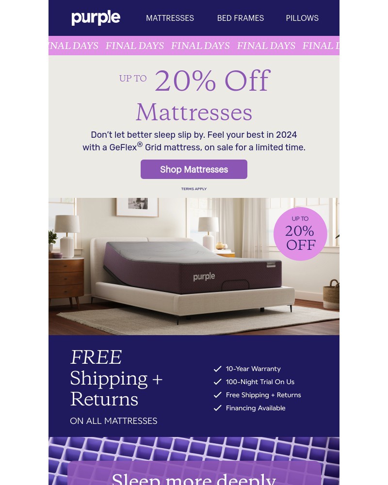 Screenshot of email with subject /media/emails/final-days-up-to-20-off-mattresses-605763-cropped-6c4ac0c1.jpg