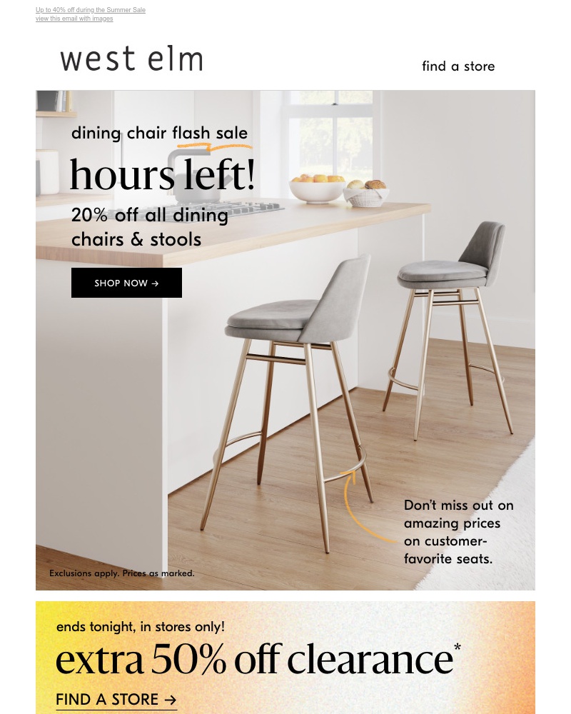 Screenshot of email with subject /media/emails/final-hours-20-off-all-dining-chairs-stools-99a8c8-cropped-78290810.jpg