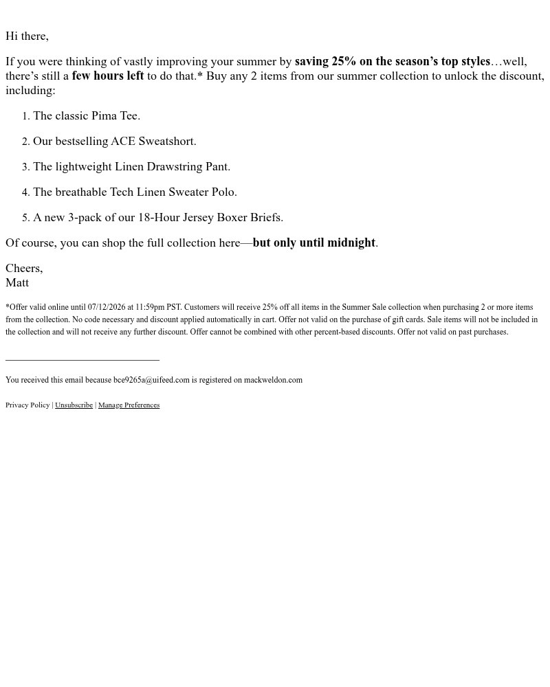 Screenshot of email with subject /media/emails/final-hours-25-off-everything-summer-e5e3e4-cropped-33c40fd6.jpg