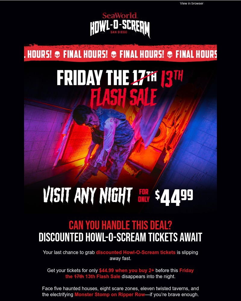 Screenshot of email with subject /media/emails/final-hours-friday-the-13th-flash-sale-visit-any-night-only-4499-a9bb81-cropped-14152be7.jpg
