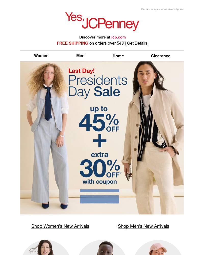 Screenshot of email with subject /media/emails/final-hours-presidents-day-sale-up-to-45-extra-30-off-a4fb12-cropped-974e3a31.jpg