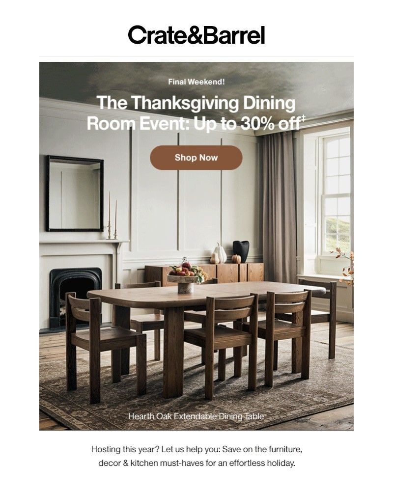 Screenshot of email with subject /media/emails/final-weekend-for-up-to-30-off-the-thanksgiving-dining-room-event-89c6ce-cropped-ec91a431.jpg