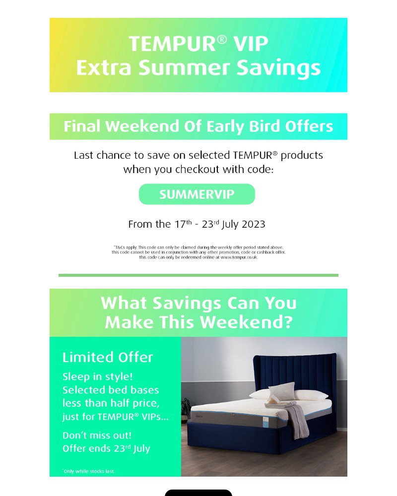 Screenshot of email with subject /media/emails/final-weekend-of-amazing-tempur-vip-summer-savings-dont-miss-out-9d9f98-cropped-4a01ec37.jpg