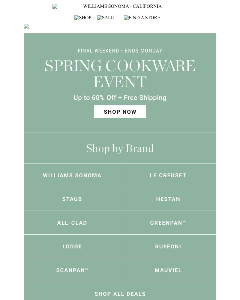 Screenshot of email with subject /media/emails/final-weekend-the-spring-cookware-event-ends-monday-0a90b3-cropped-ca779a3f.jpg