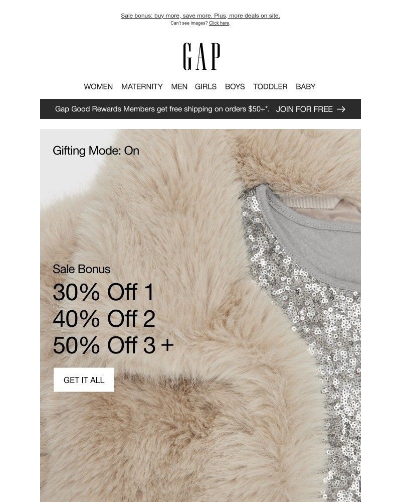 Screenshot of email with subject /media/emails/find-something-great-on-sale-save-extra-11-today-188f10-cropped-f3cefb9c.jpg