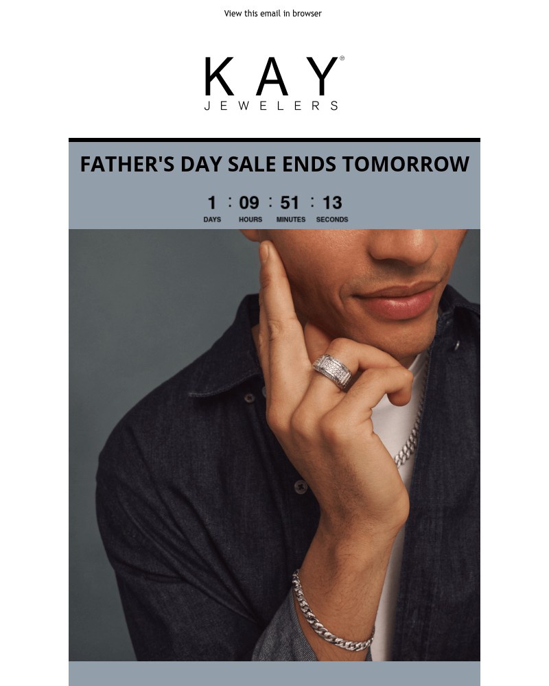 Screenshot of email sent to a Kay Newsletter subscriber