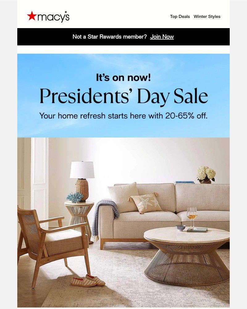 Screenshot of email sent to a Macy's Cart abandoner