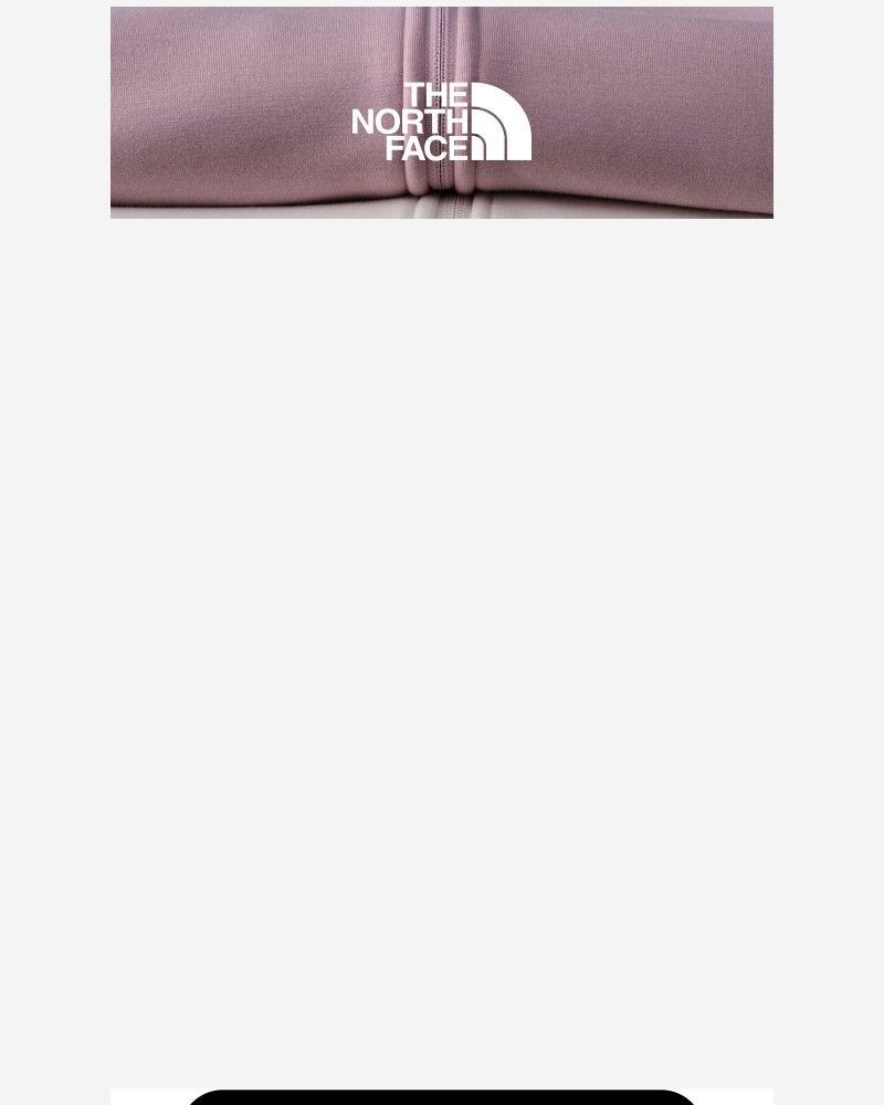 Screenshot of email sent to a The North Face Newsletter subscriber