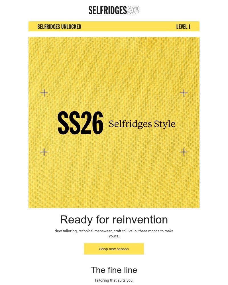 Screenshot of email with subject /media/emails/find-your-ss26-style-620f42-cropped-81a33839.jpg