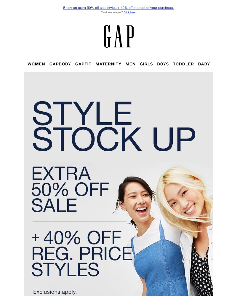 Screenshot of email with subject /media/emails/first-day-best-day-extra-50-off-sale-wont-last-long-cropped-3ff9ca88.jpg