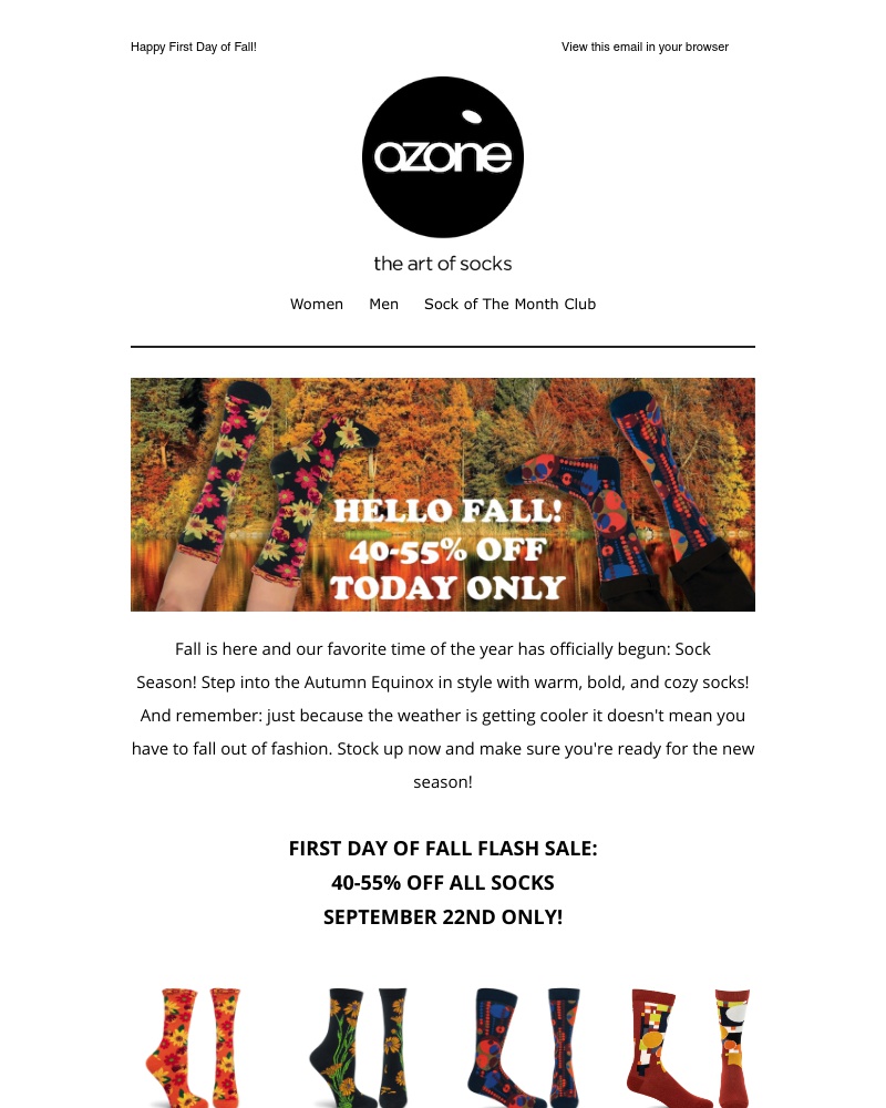 Screenshot of email with subject /media/emails/first-day-of-fall-40-55-off-all-socks-3c0a7c-cropped-e22dadb1.jpg