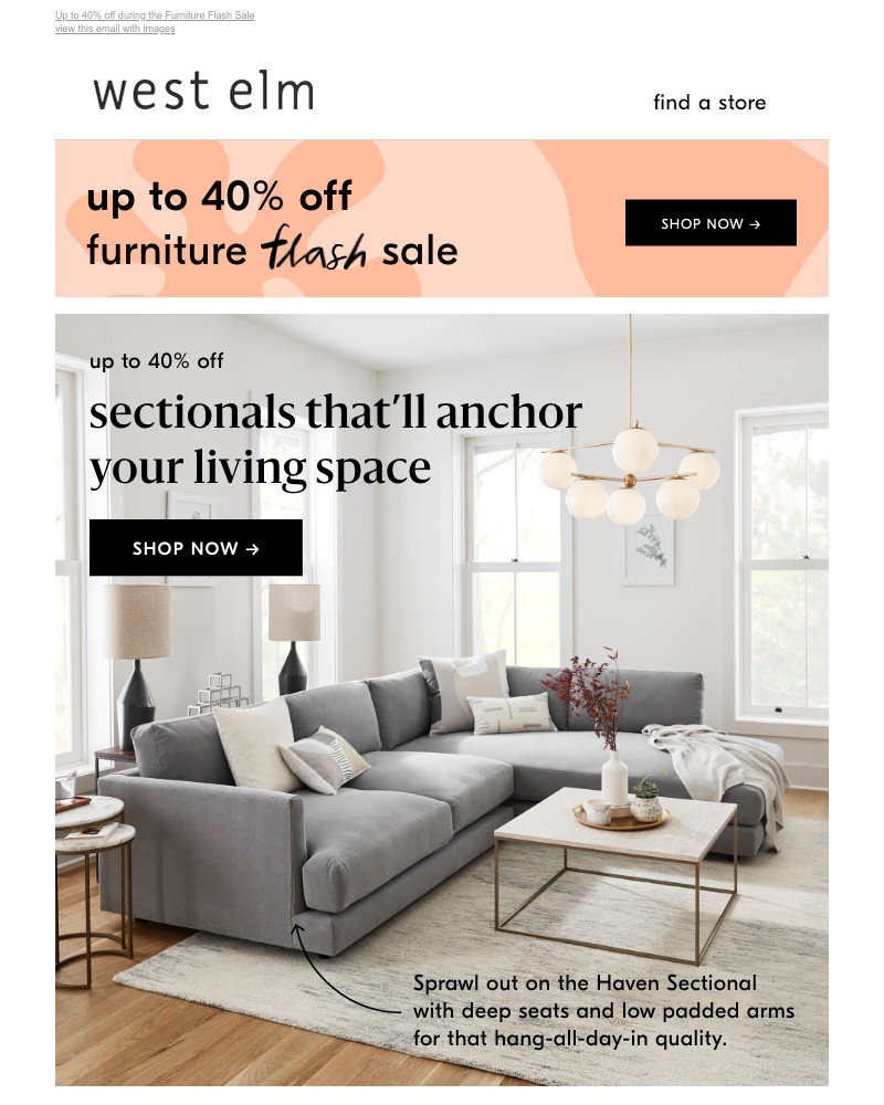 Screenshot of email with subject /media/emails/first-look-up-to-40-off-furniture-flash-sale-cropped-139fbd2e.jpg