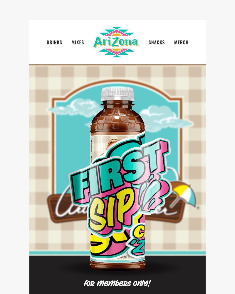 Screenshot of email sent to a AriZona Newsletter subscriber