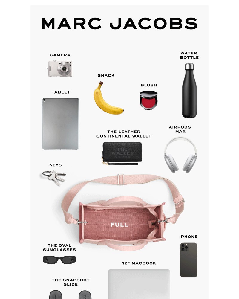 Screenshot of email sent to a Marc Jacobs Newsletter subscriber