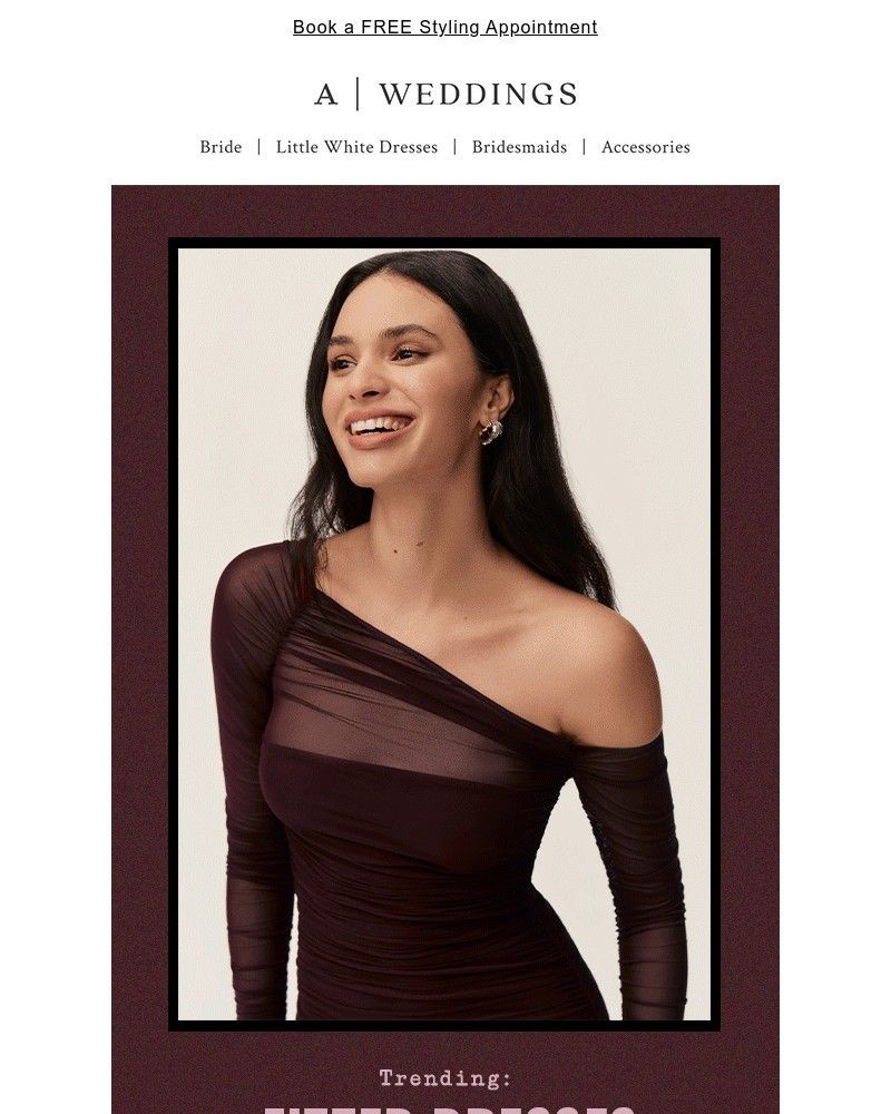 Screenshot of email sent to a Anthropologie Newsletter subscriber