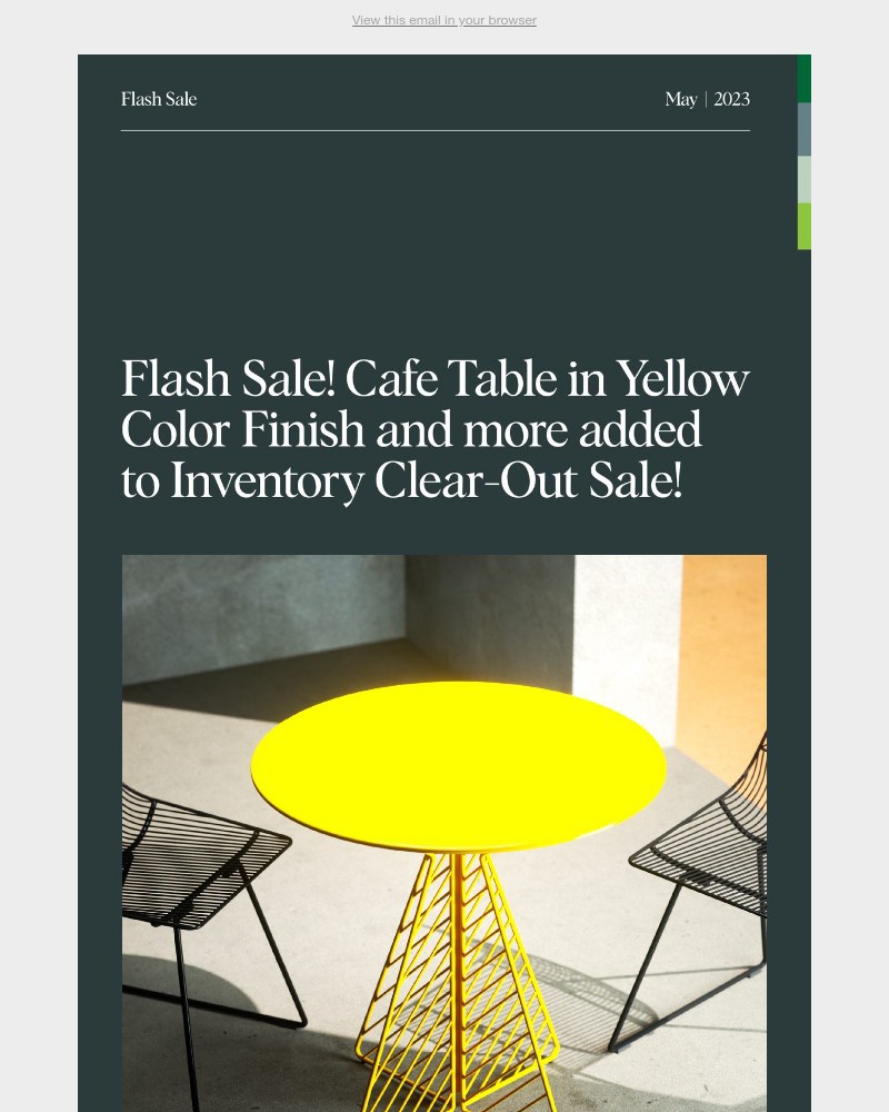 Screenshot of email with subject /media/emails/flash-friday-sale-cafe-table-in-yellow-6b53ee-cropped-6257ae08.jpg