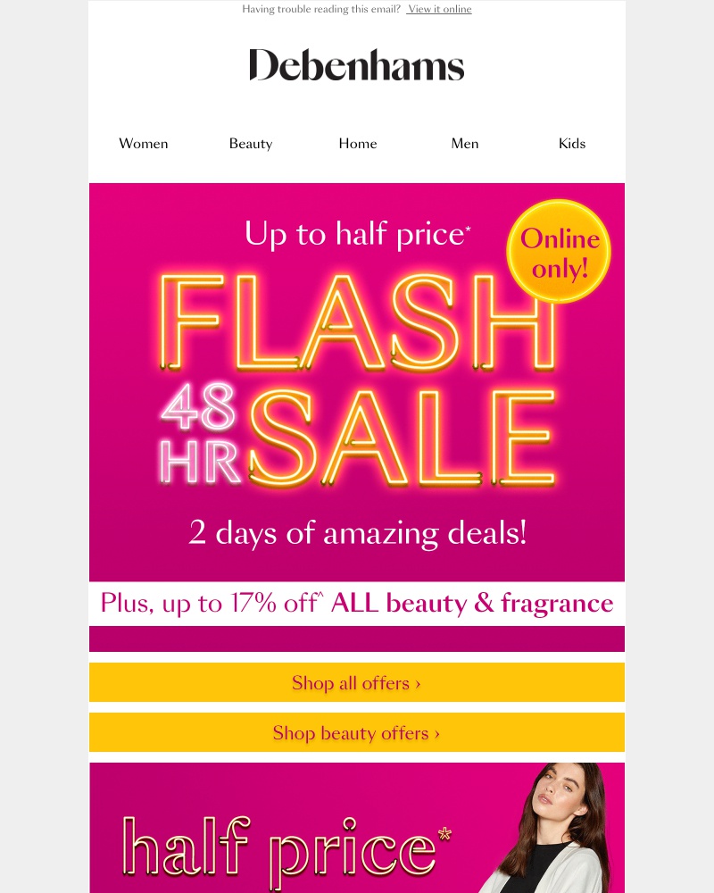 Screenshot of email with subject /media/emails/flash-sale-2-days-of-amazing-deals-f2132f-cropped-7776580f.jpg