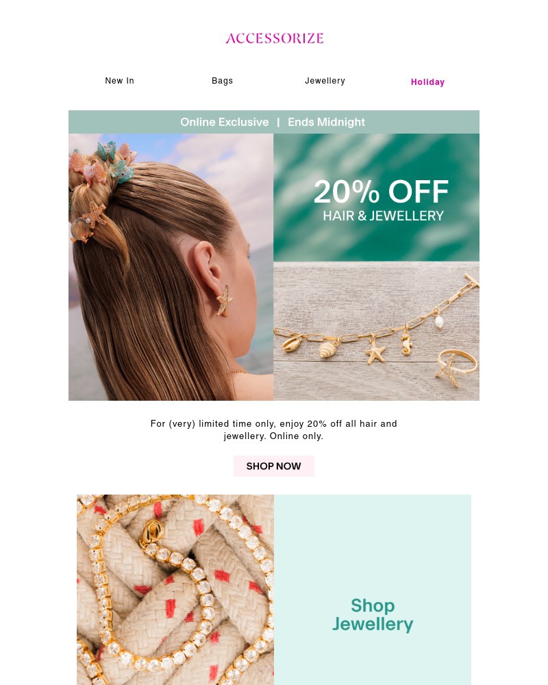 Screenshot of email with subject /media/emails/flash-sale-20-off-hair-and-jewellery-b081ff-cropped-ef45f4b0.jpg