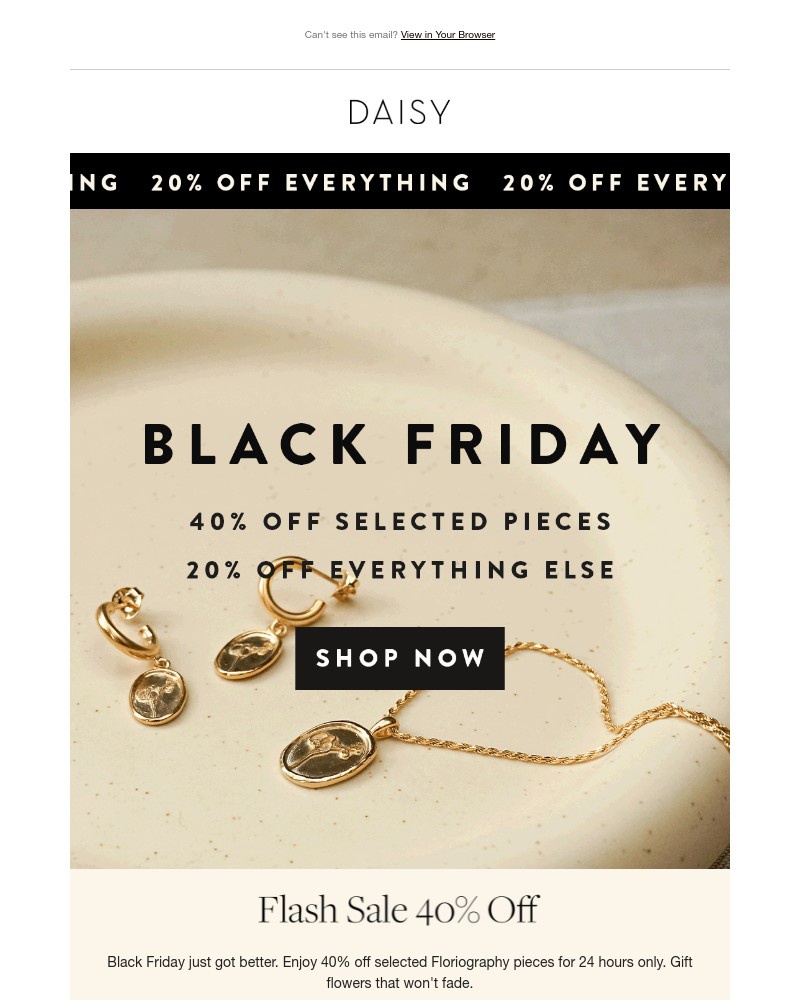 Screenshot of email with subject /media/emails/flash-sale-40-off-selected-pieces-cb8531-cropped-843b7a63.jpg