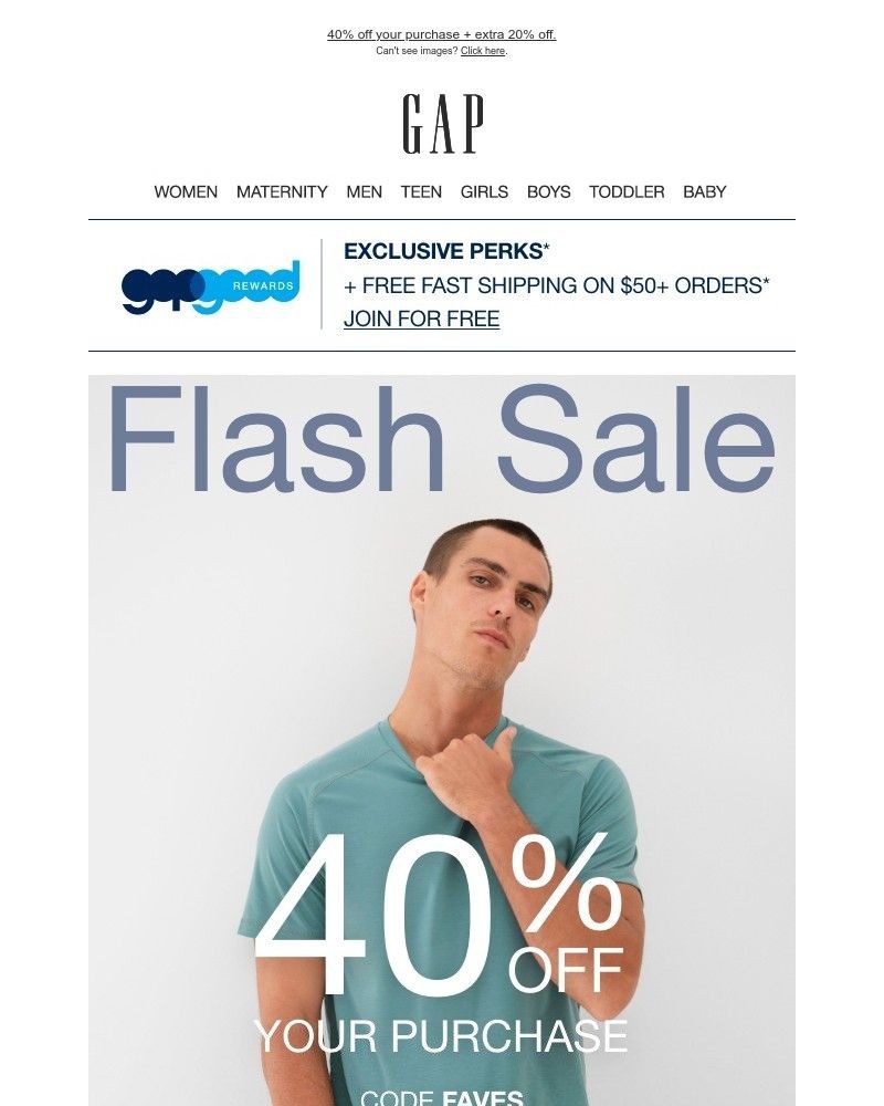 Screenshot of email with subject /media/emails/flash-sale-40-off-with-code-faves-2996e4-cropped-bcfc1945.jpg