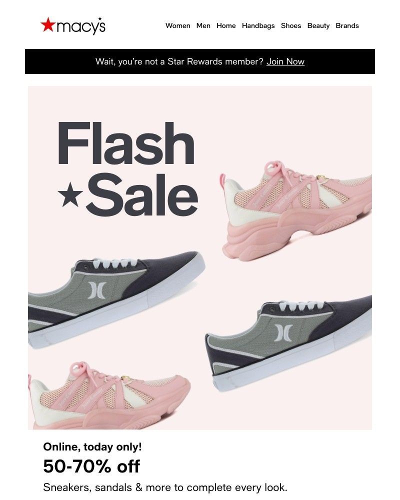 Screenshot of email with subject /media/emails/flash-sale-50-70-off-your-new-staple-shoes-user-ba0240-cropped-59f5dbe6.jpg