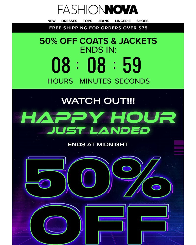Screenshot of email with subject /media/emails/flash-sale-50-off-all-coats-jackets-c430b7-cropped-a7f48501.jpg