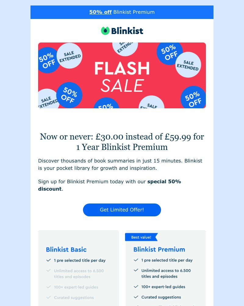 Screenshot of email with subject /media/emails/flash-sale-50-off-blinkist-premium-189b19-cropped-c2a11709.jpg