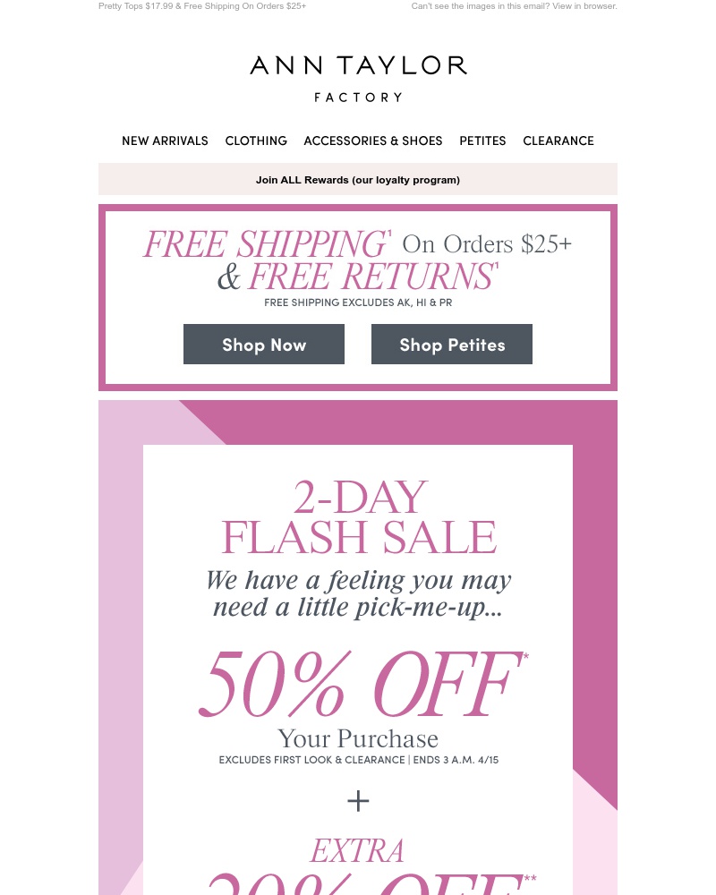 Screenshot of email with subject /media/emails/flash-sale-50-off-extra-20-off-3-styles-cropped-23414501.jpg