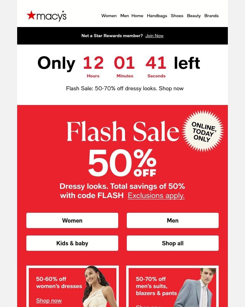 Screenshot of email with subject /media/emails/flash-sale-50-off-mens-suits-dresses-more-eba525-cropped-d385839c.jpg