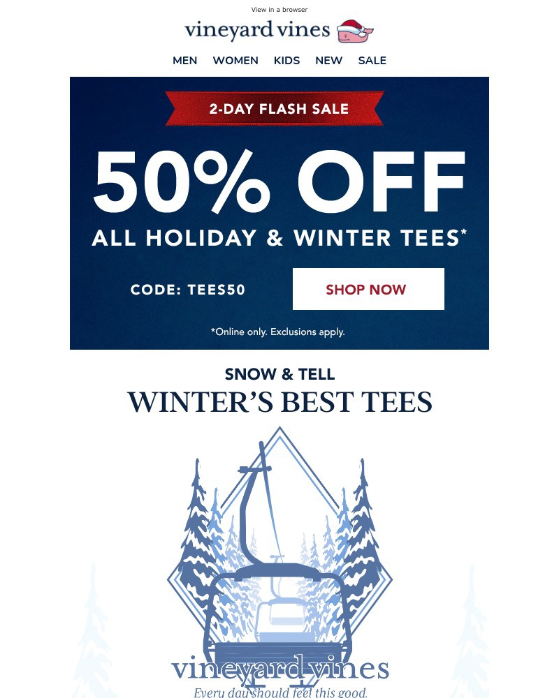 Screenshot of email with subject /media/emails/flash-sale-50-off-select-tees-for-48-hours-only-f20ec3-cropped-1d6c58d7.jpg