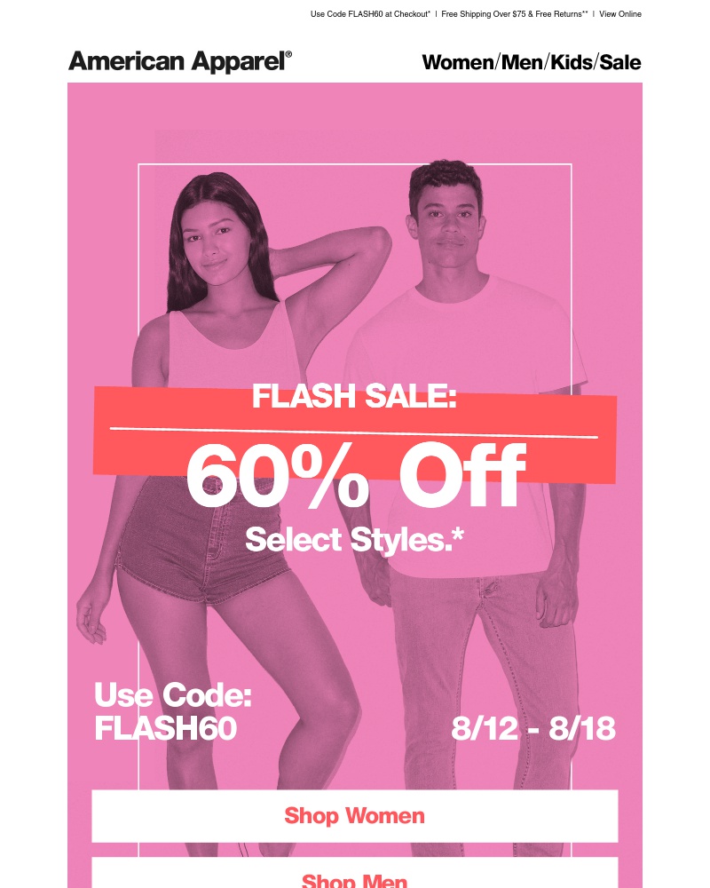 Screenshot of email with subject /media/emails/flash-sale-60-off-select-styles-cropped-e713b4f9.jpg