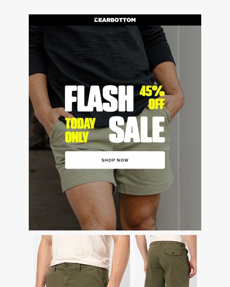 Screenshot of email with subject /media/emails/flash-sale-alert-stretch-short-f0eb73-cropped-0e7337ca.jpg